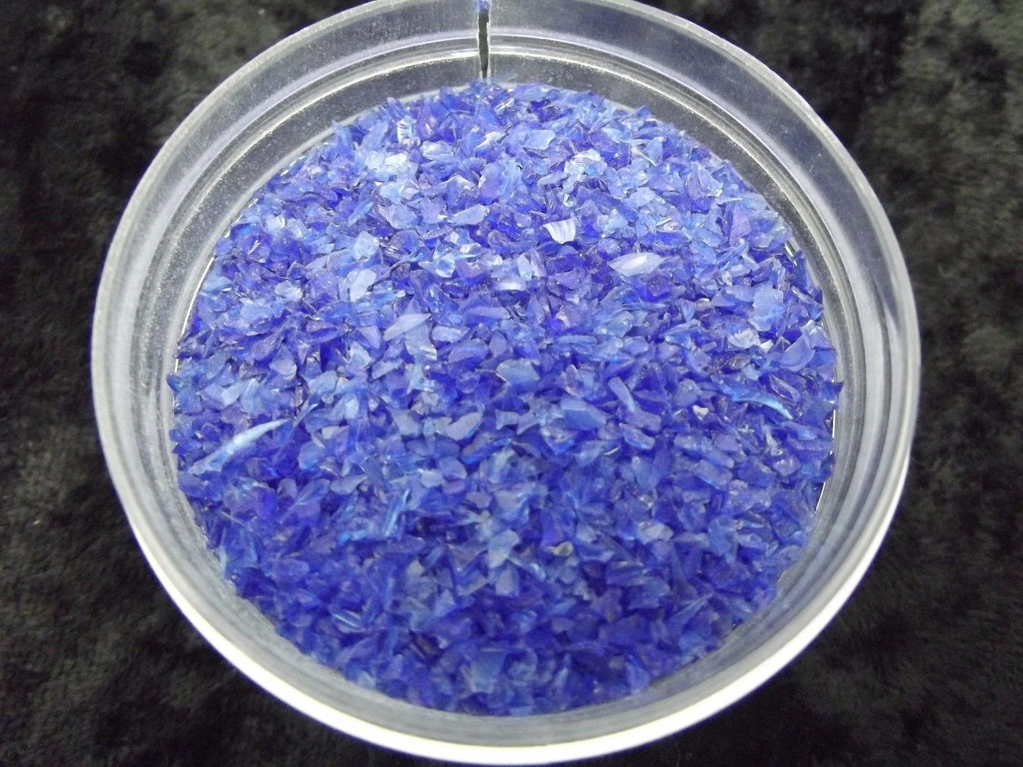 2 oz Bag 104 COE Moretti Effetre Glass Frit Transparent Pastel Specials Aventurine-Model 060 Cobalt