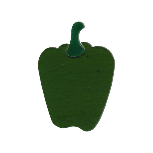 Last Ones GREEN BELL Pepper 96 COE Precut Glass Shapes Mosaics Fusing Vegetable- 