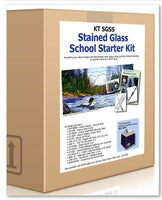 School Version Stained Glass Starter Kit Beginner Set GRINDER Tools SOLDERING IRON- 