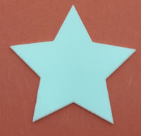 STARS! 96 COE 1 2 3 in Fusing Glass Supplies Red Yellow Blue Clear White Philly-Model White Opal 1"