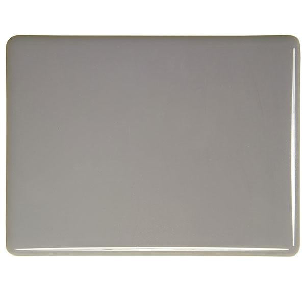 0206 Elephant Gray Opal 90 COE Bullseye Fusing Glass Sheet 5x5 inch 3mm 90COE- 