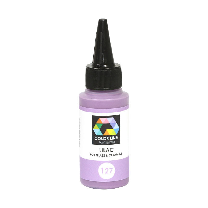 Color Line Fusing Ceramics Paints Bullseye 2.2 oz Bottles CHOICE Supplies Enamel-Model 127 Lilac