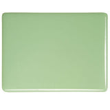 0112 Mint Green Opal 90 COE Bullseye Fusing Glass Sheet 5x5 inch 3mm 90COE- 