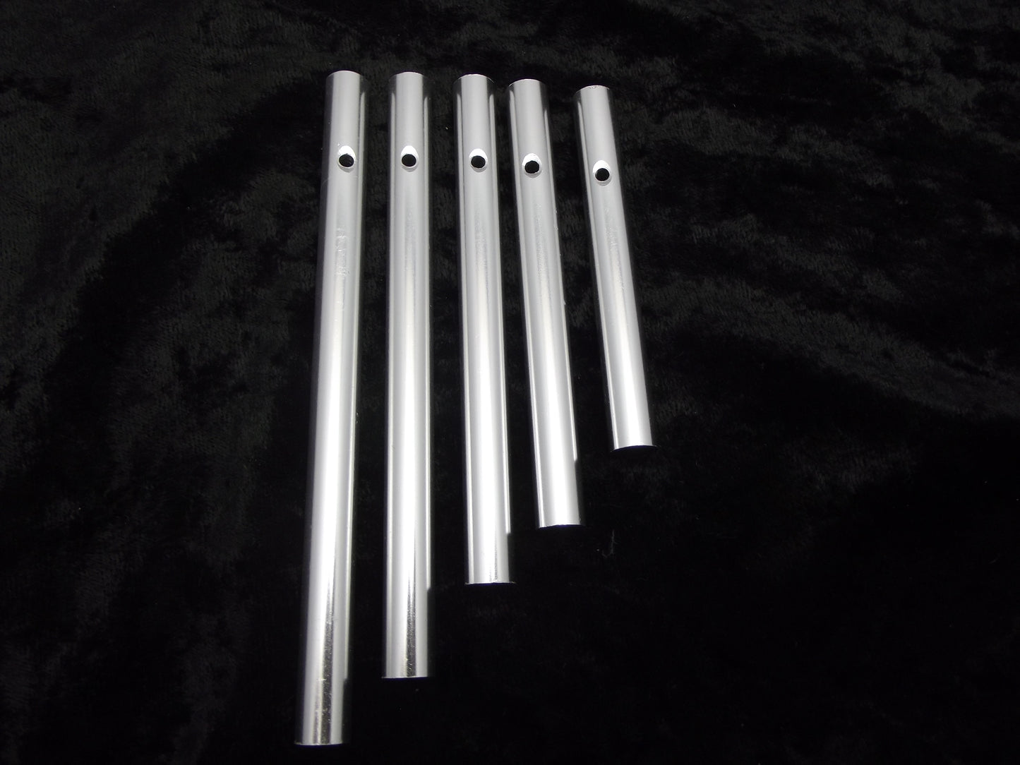 Wind Chime Components Tubes Solid Set of 5 2.95 - 4.9 inches- 