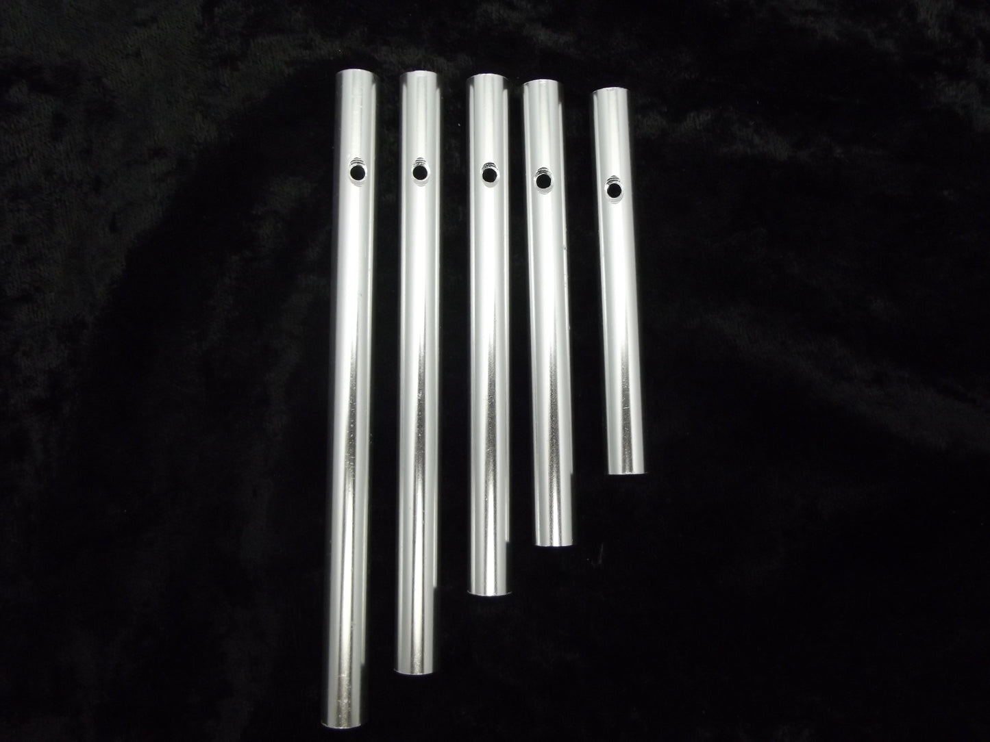 Wind Chime Components Tubes Solid Set of 5 2.95 - 4.9 inches- 