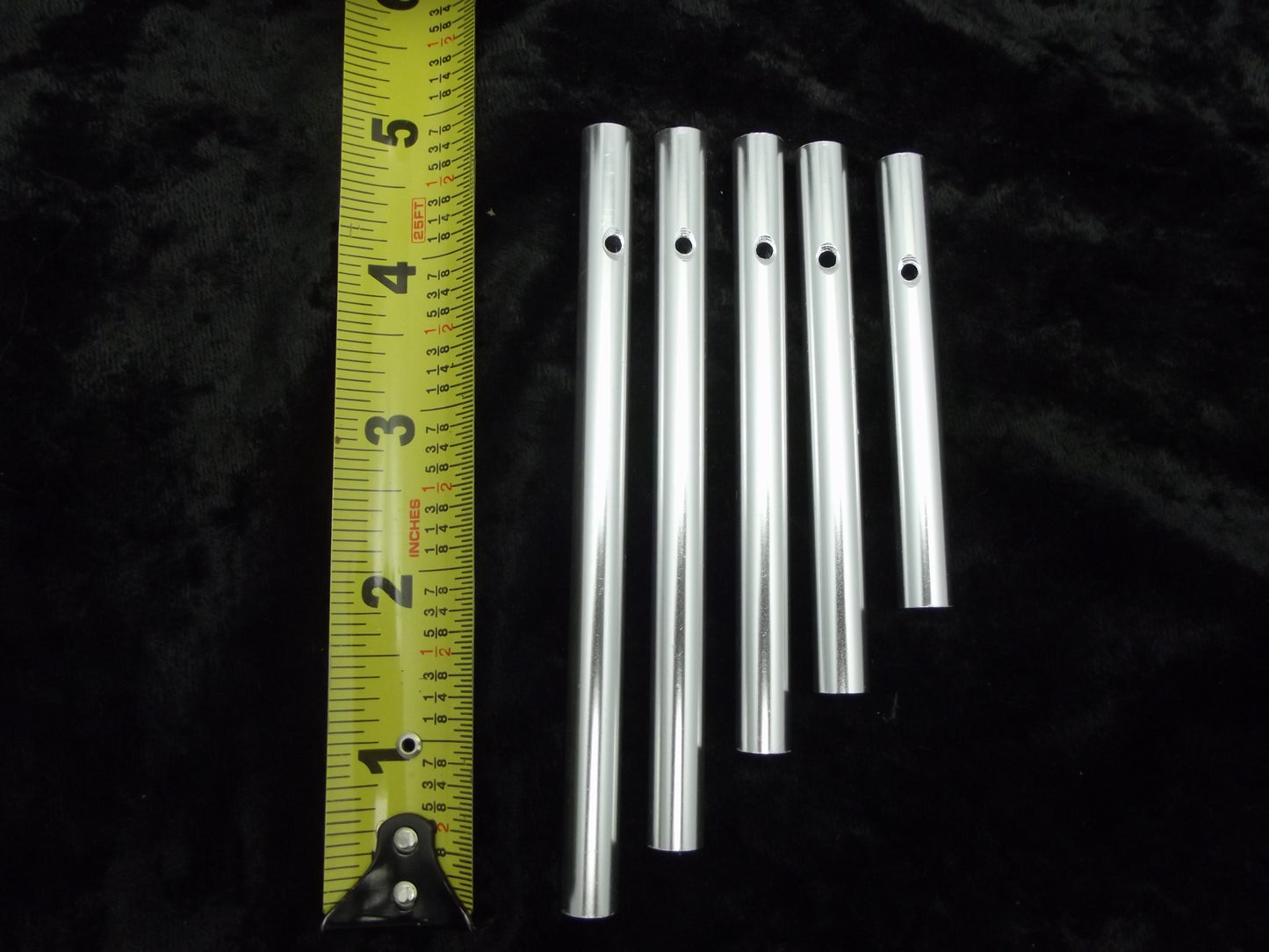 Wind Chime Components Tubes Solid Set of 5 2.95 - 4.9 inches- 