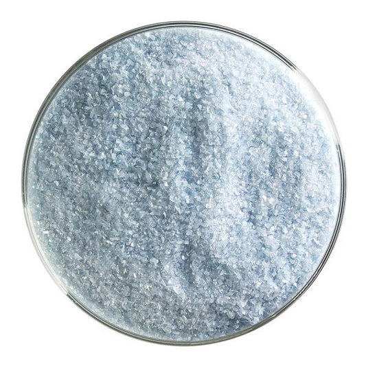 0108 Powder Blue Opal Bullseye 90 COE GLASS FRIT FINE 16 oz One Pound-
