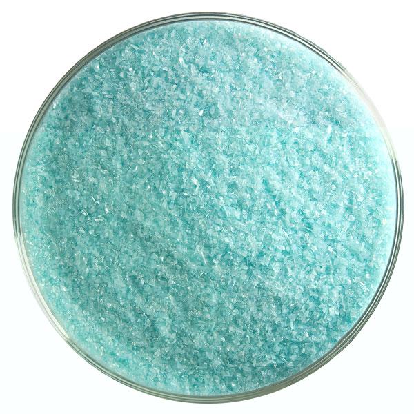 0116 Turquoise Blue Opal Bullseye 90 COE GLASS FRIT FINE 16 oz One Pound- 