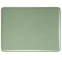 207 Celadon Green Opal 90 COE Bullseye Fusing Glass Sheet 5x5 inch 3mm 90COE- 