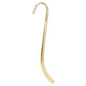 12 BEADSMITH Quality GOLD PLATED BOOKMARK Findings 4 3/4 x 1" Shepherds Hook- 