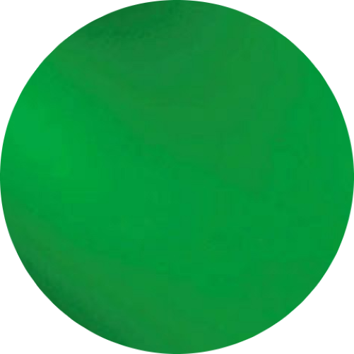 Green Transparent 123 Glass Circle Choice 1/2, 1, 1 1/2, 2 inches 96 COE Circles-Size 1/2" Pack of Six Pieces