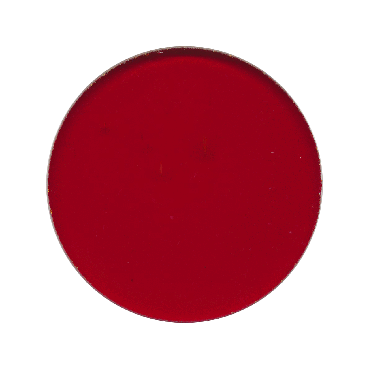 Ruby Red Transparent 152 Glass Circle Choice 1/2, 1, 1 1/2 inches 96 COE Circles-Size 1/2" Pack of Six Pieces