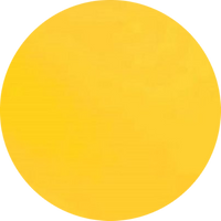 Yellow Transparent Circle 161 Glass Circle Choice 1/2, 1, 1 1/2 inches 96 COE Circles-Size 1/2" Pack of Six Pieces