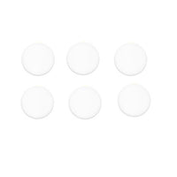 White Opal 200 Glass Circle Choice 1/2, 1, 1 1/2 inches 96 COE Circles- 