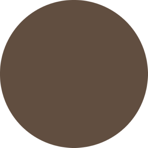 Chocolate Brown 211.76 Opal Glass Circle Choice 1/2, 1, 1 1/2 inches 96 COE Circles-Size 1/2" Pack of Six Pieces