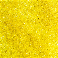 F2 161 Yellow Transparent FINE Frit 8.5 oz Jar 96 COE- 