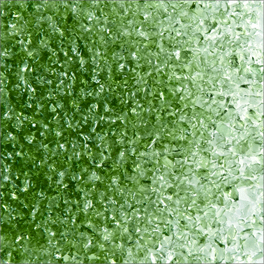 F3 121 Light Green Transparent MEDIUM 96 COE Frit 8.5 oz Jar- 
