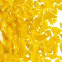 F5 2672 96 Sunflower Opal COARSE 96 COE Frit 8.5 oz Jar- 