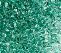 F5 5281 96 Sea Green Transparent COARSE 96 COE Frit 8.5 oz Jar- 