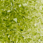 F5 7312 96 Lime Transparent COARSE 96 COE Frit 8.5 oz Jar- 