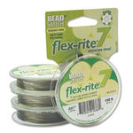 Stainless Steel CLEAR .007" 7 Strand 100' BEADSMITH FLEX-RITE Bead Wire FLEXRITE- 