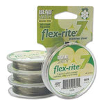 Stainless Steel CLEAR .020" 7 Strand 30' BEADSMITH FLEX-RITE Bead Wire FLEXRITE- 