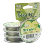 Stainless Steel CLEAR .024" 7 Strand 100' BEADSMITH FLEX-RITE Wire FLEXRITE