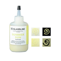 GLASSLINE PENS 2 oz Bottle Glass Paint Glass Line Material Fusing