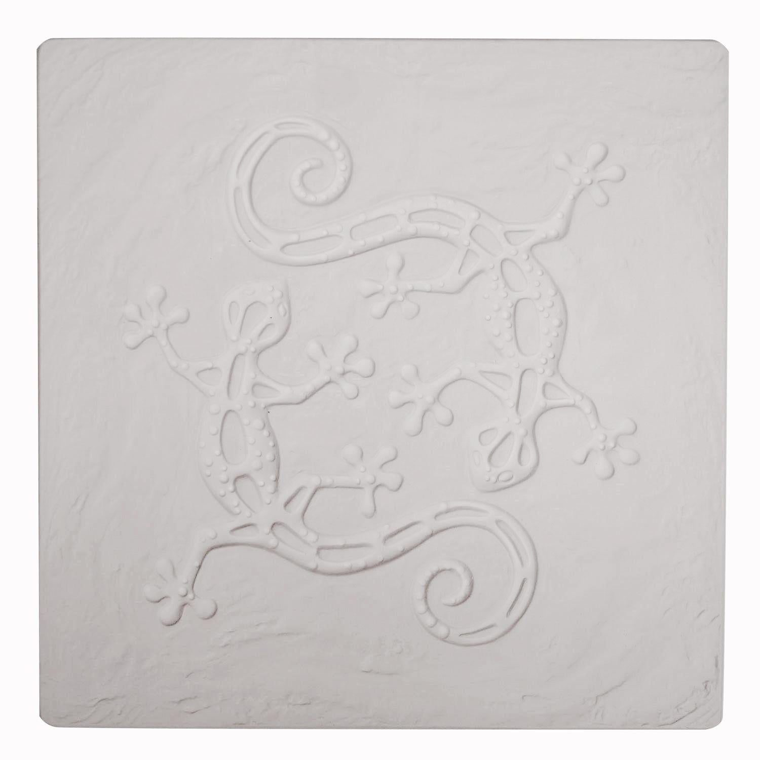 Gecko Lizard Texture Tile Glass Fusing Mold Creative Paradise TP14 7x7" Supplies- 