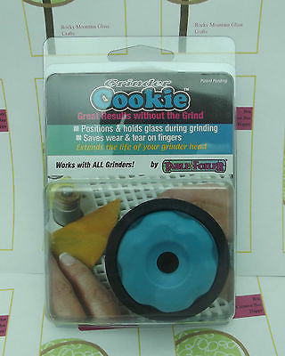 Stained Glass Supplies GRINDER COOKIE Save Bits Fingers Grinding Aid Pusher- 