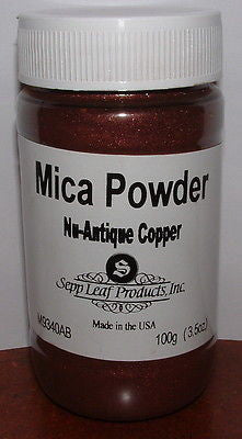 Mica Powder Nu Antique Copper Fusing Flameworking 100gr 3.5 oz Pixi Dust