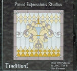 TRADITION! Paned Expressions 120 Pattern Book on CD Print at Home