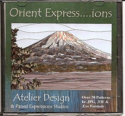 Japanese Asian ORIENT EXPRESSions Paned Expressions Pattern Book CD- 