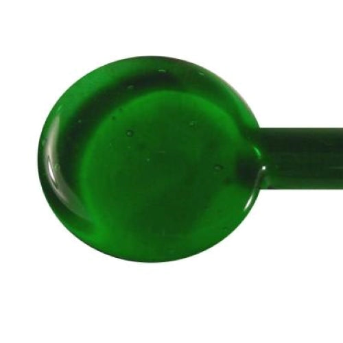 028 Green Light Emerald Transparent 8 oz Genuine Moretti Effetre Glass Rods Italy 104 COE- 