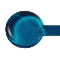 036 Aqua Dark Transparent 8 oz Genuine Moretti Effetre Glass Rods Italy 104 COE- 