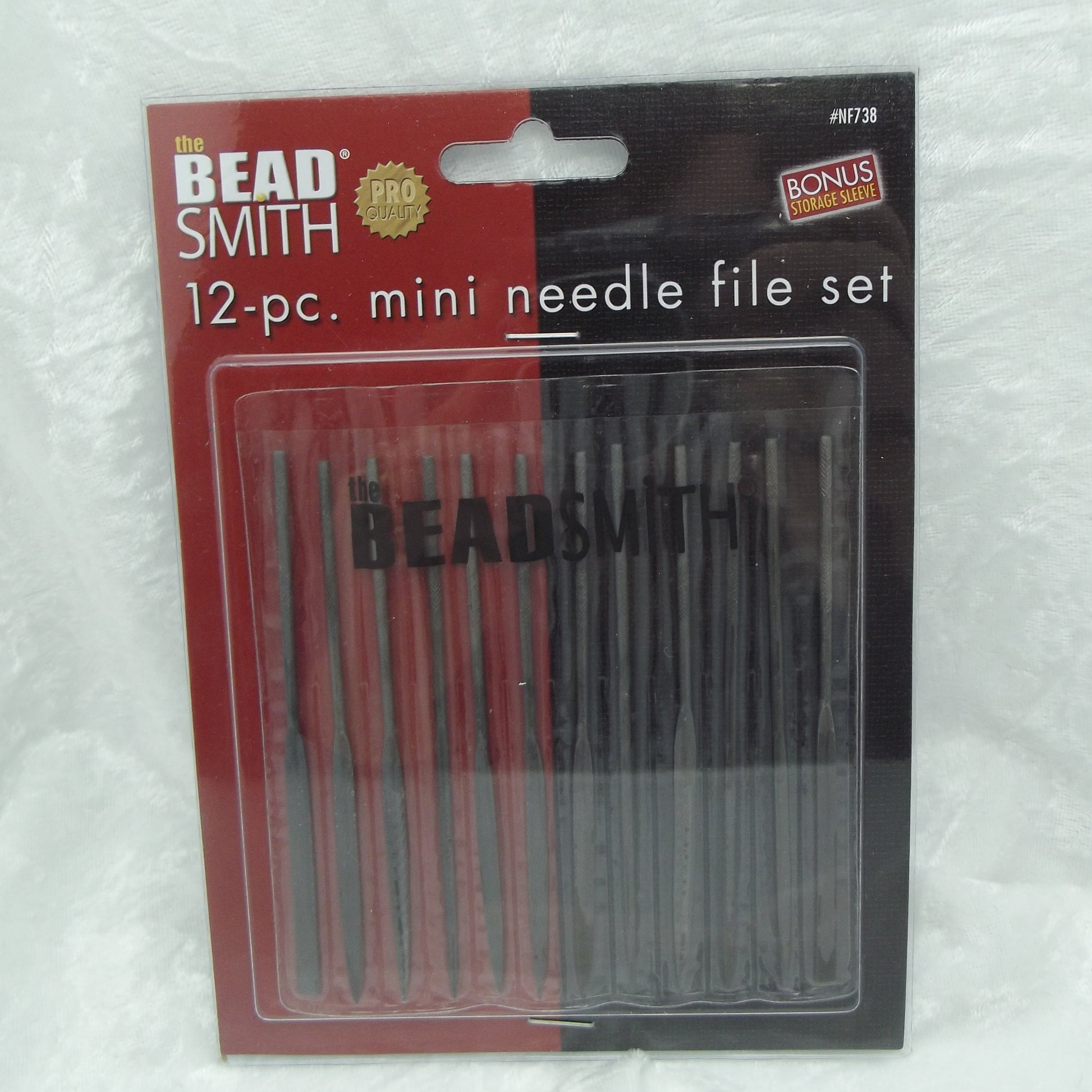 Beadsmith NEEDLE FILE SET PMC Art Clay Silver Tools 12 Fine Metal 4 inch NF738- 