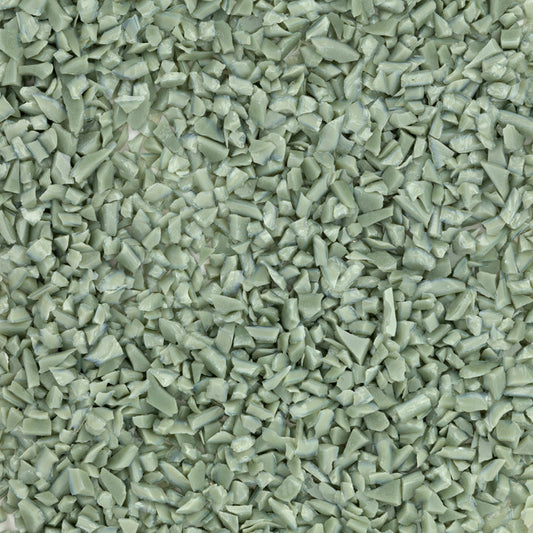 F5 2282 Celadon Green Opal COARSE 96 COE Frit 8.5 oz Jar-