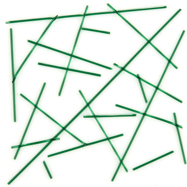 125 Dark Green Transparent Stringers System 96 COE Full 5 oz Tube Fusing Supplies- 