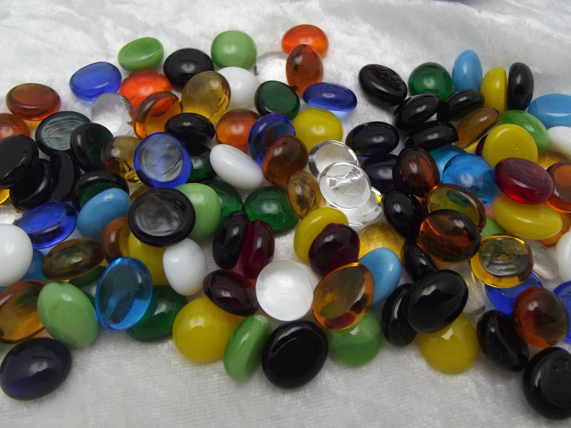 Rare! Spectrum System 96 Pebbles Blobs Gems 8 ounces About 100 Pieces 12-14mm- 