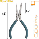 Beadsmith Square Rite Right Pliers Make Perfect 2-8mm Squares PL13 Marked Nosed- 