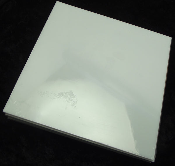 6 Pieces 6x6" Spectrum System 96 White Opal Glass Sheets Pack Studio Stock Up- 