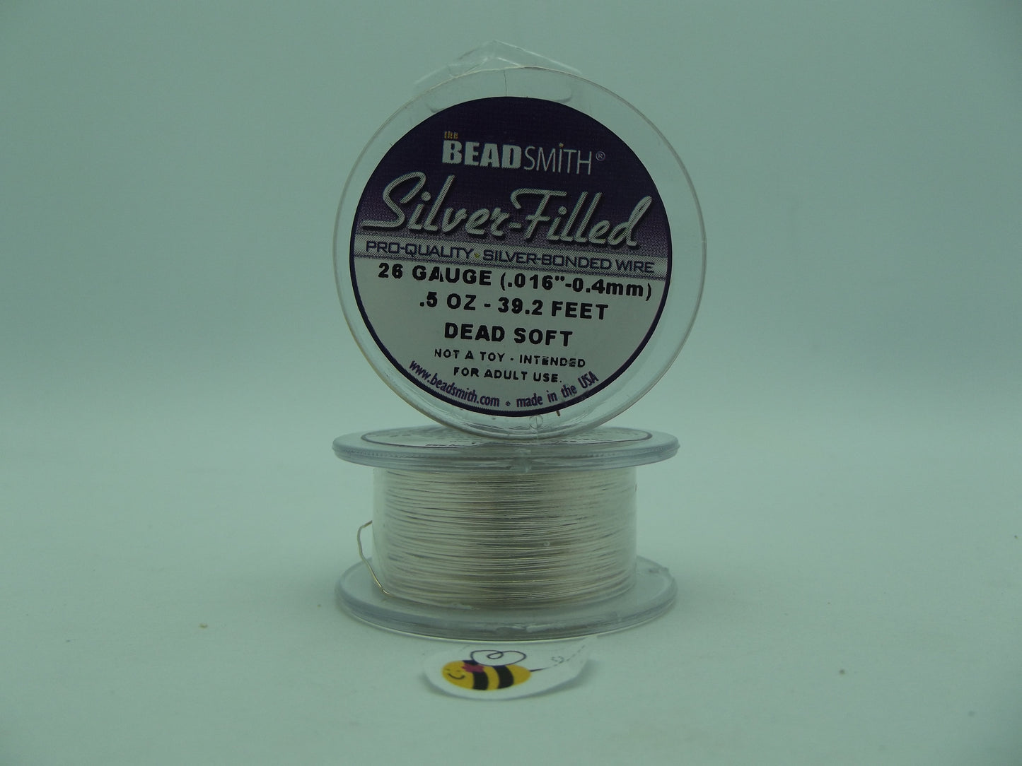 Beadsmith Pro Silver Bonded Filled Wire Half Hard Dead Soft 18 20 22 22 26 28 ga-Gauge Size Hardness Length 26ga Dead Soft 39.2 ft