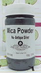 Mica Powder Nu Antique Silver Fusing Flameworking 3.5 oz Pixi Dust Any COE Glitter