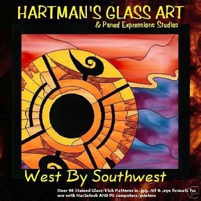 WEST BY SOUTHWEST Paned Expressions 90 Pattern Book On CD- 