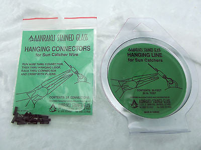 Aanraku Sun Catcher Hanging LINE + CONNECTORS 20# test HANG YOUR STAINED GLASS- 
