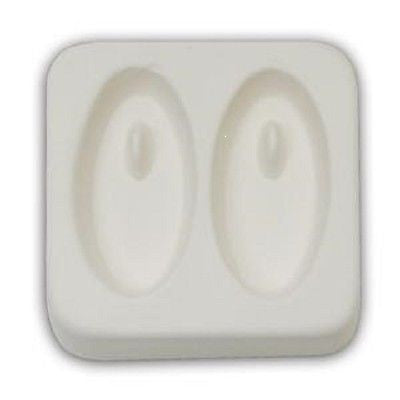 HOLEY OVALS Fritter 70 Mold Makes Castings Tag Necklace Pendant Jewelry Ornament- 