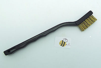 One BRASS WIRE BRUSH Tools Remove Oxid Lead Came Stained Glass Supplies- 