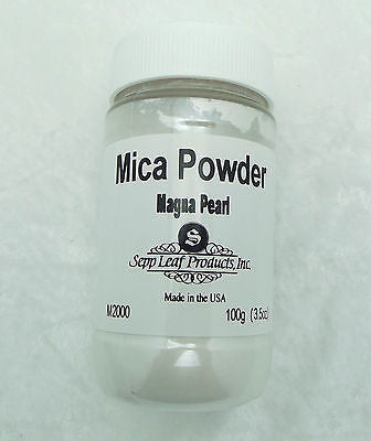 Mica Powder MAGNA PEARL Fusing Flameworking Craft 100g 3.5 oz Pixi Dust
