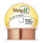 Best Seller Wrap It!  WRAPPING WIRE BRIGHT COPPER DEAD SOFT 20 GA 80 feet ROUND