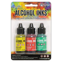 Tim Holtz Ranger ALCOHOL INK SETS Three 1/2 oz bottles CHOICE Coordinated Colors-Model Key West